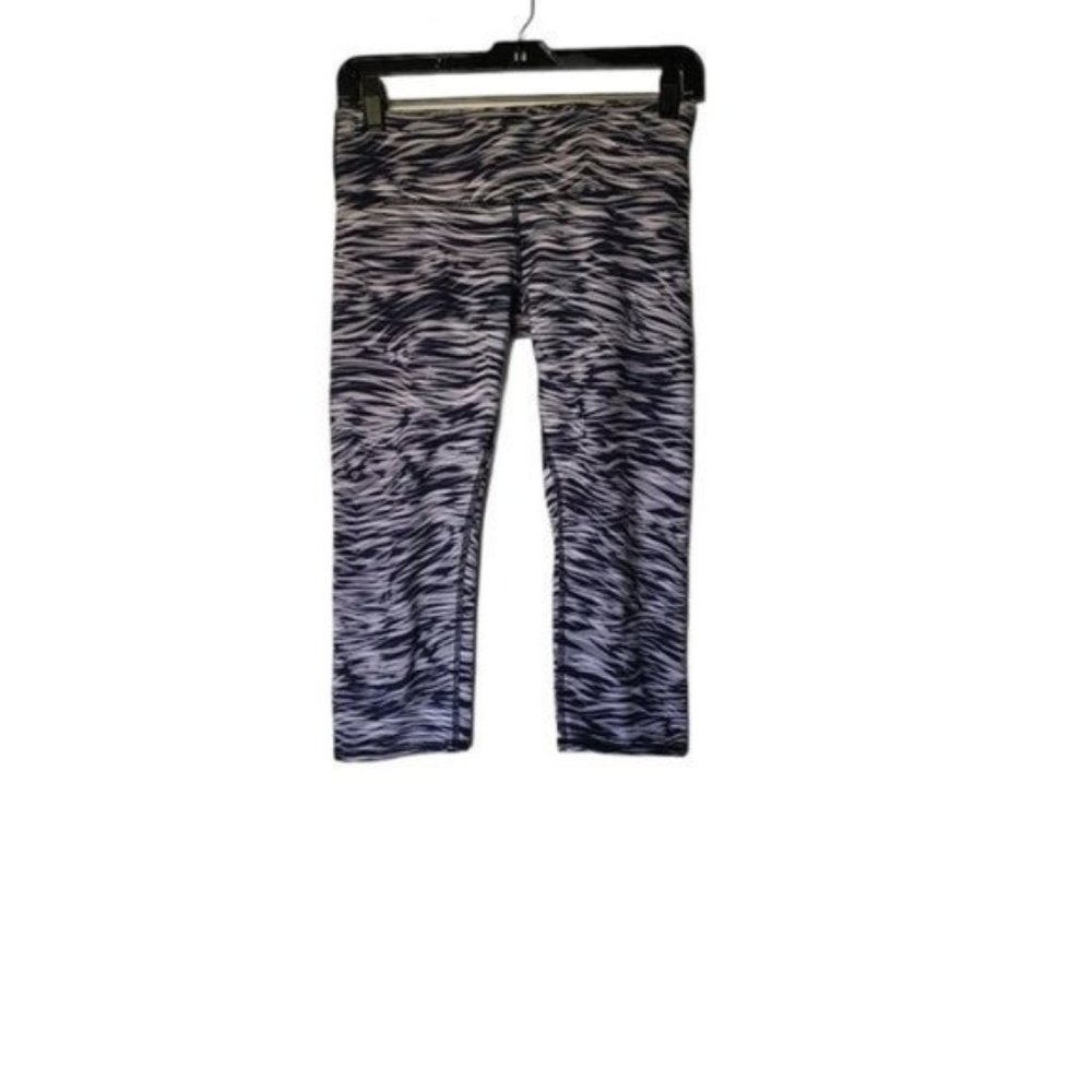 Alo Yoga Gray Space Dye Capri Size S Pocket